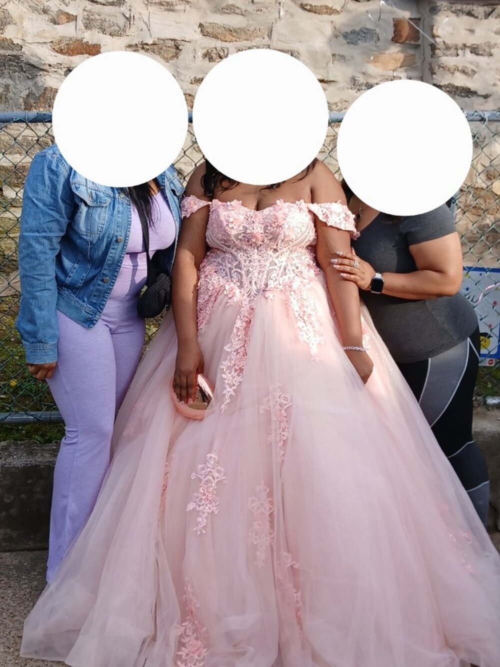 Pink Princess Prom Dress - Picture 2 of 4
